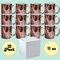 12 PACK 11 oz Metallic Copper Professional Grade Sublimation Mug- Sublimation Series - With Individual White Gift Box